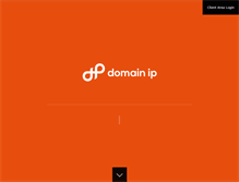 Tablet Screenshot of domainip.com